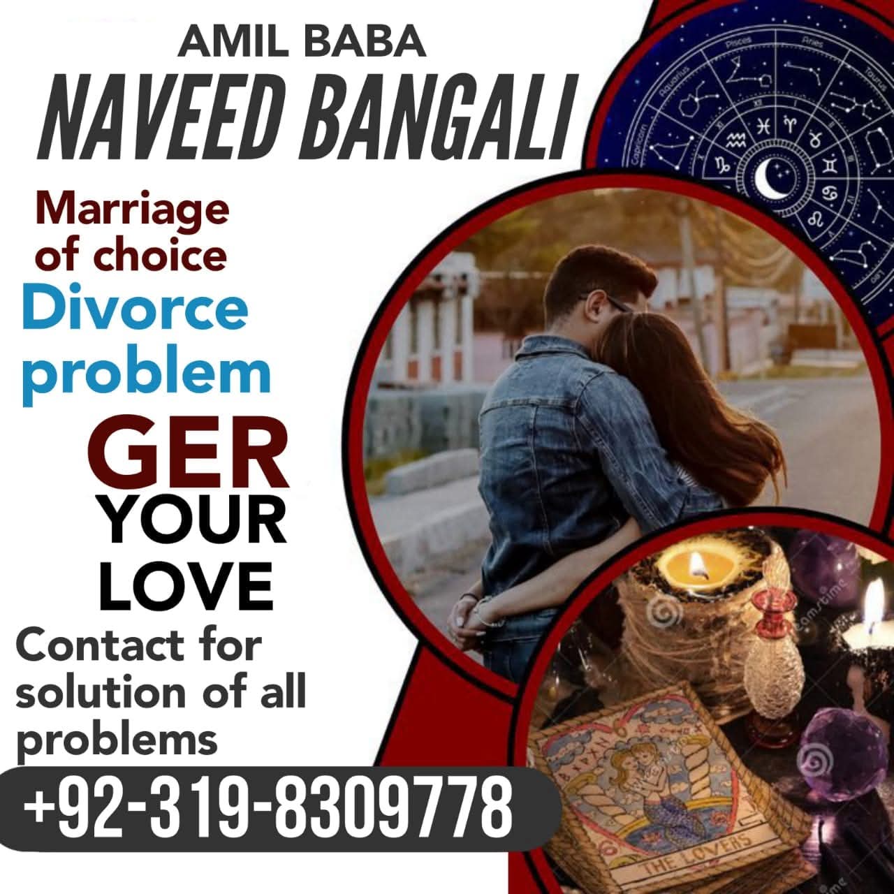 Amliyat o taweezat Amil Baba Naveed Bengali Get Trusted Black Magic Specialist providing love marriage solutions, husband wife problem solutions, Istikhara,