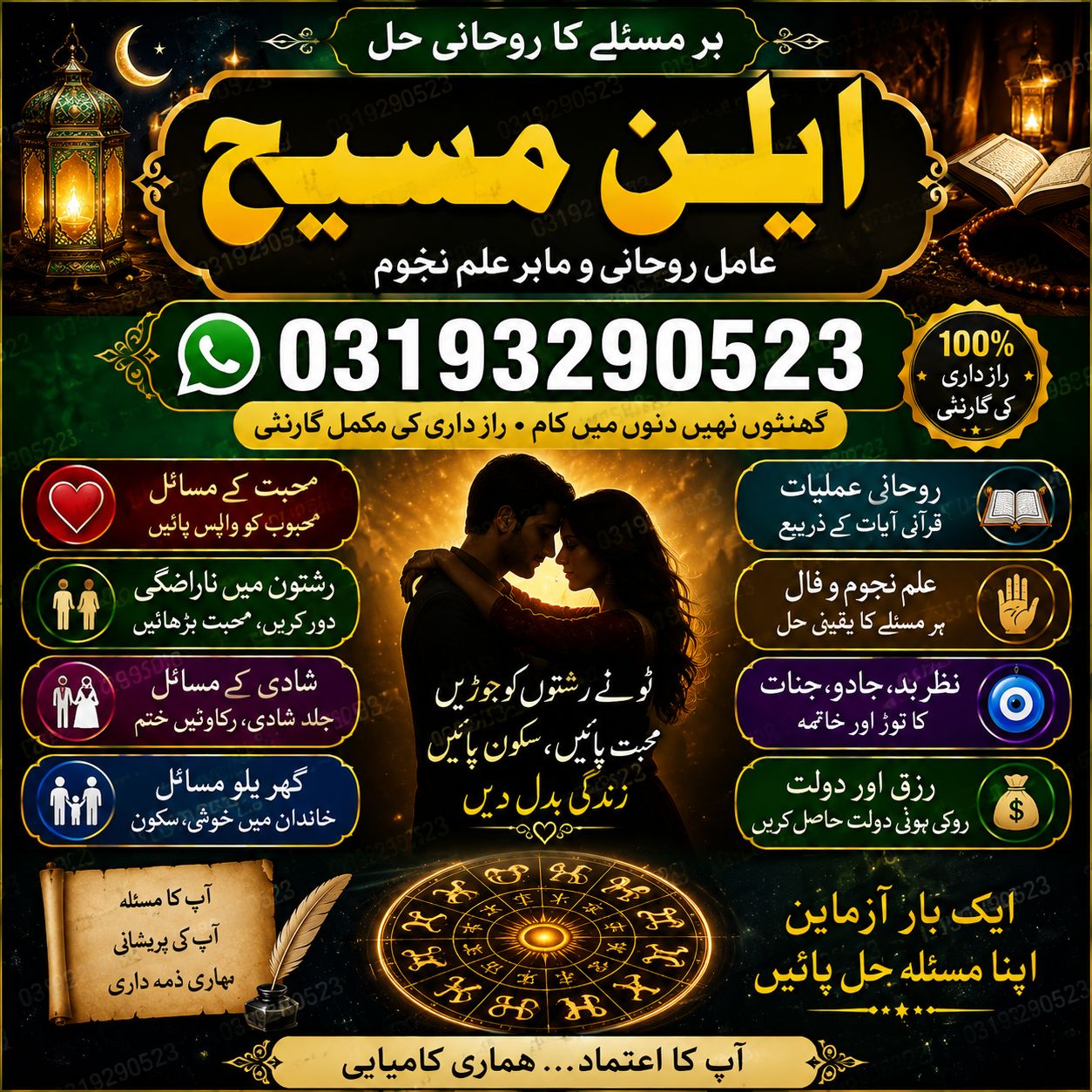 Amil no 1 in Global countries amil baba most powerful astrologer +923193290523 contact Ellen Masih
