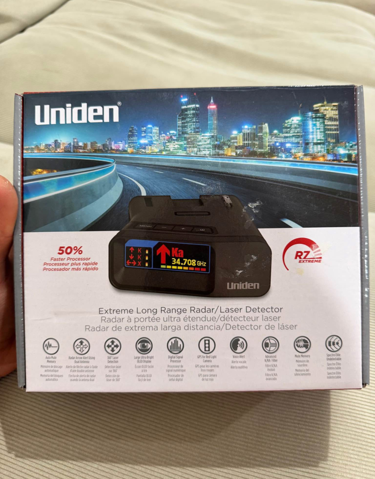 Brandnew Original Uniden R7 Extreme Long Range Radar / Laser