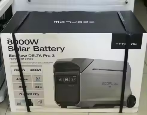 EcoFlow DELTA Pro 3 Portable Power Station 120V/240V Outputs up to 8000W 2 Solar Panels 2 Batteries Lightweight 3-Year Warranty