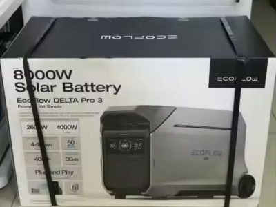 EcoFlow DELTA Pro 3 Portable Power Station 120V/240V Outputs up to 8000W 2 Solar Panels 2 Batteries Lightweight 3-Year Warranty