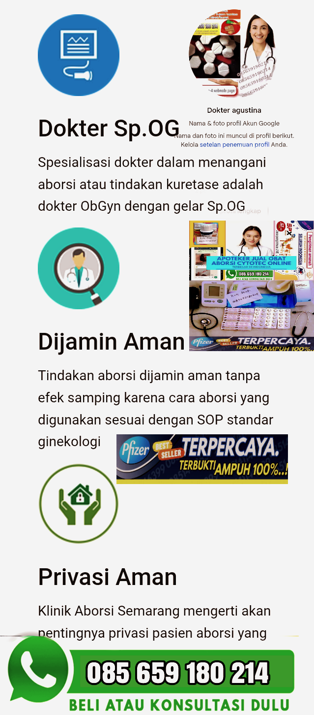 ⚕JUAL OBAT ABORSI CYTOTEC SEMARANG 085659180214 apotek penggugur kandungan di Semarang