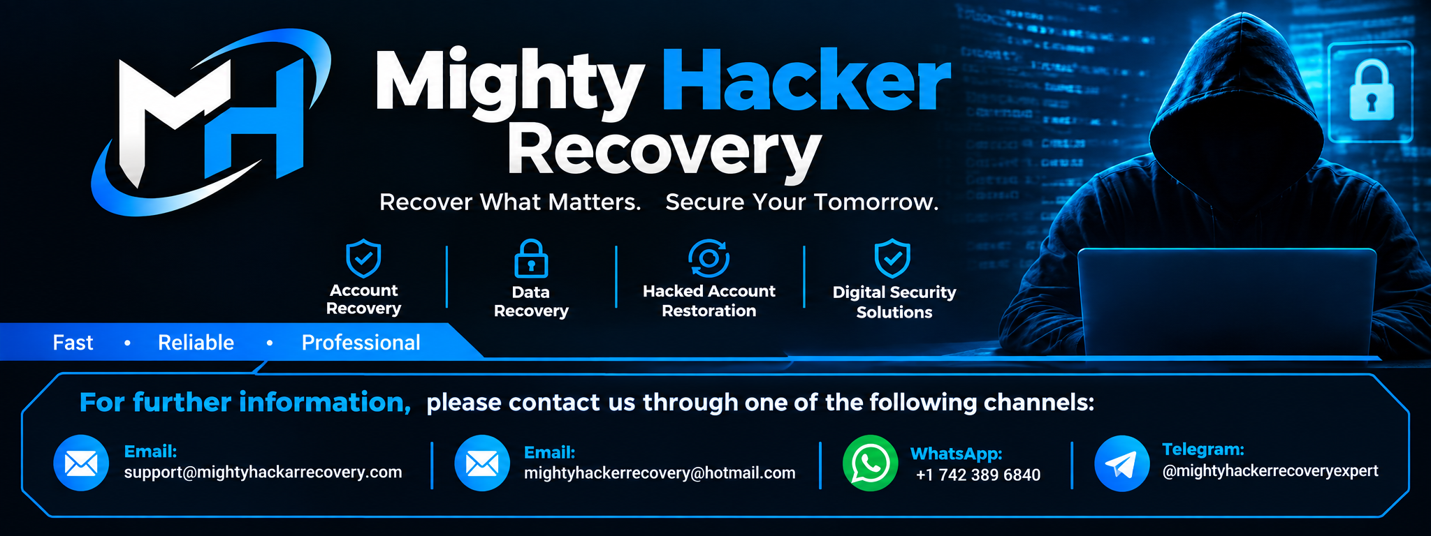 Mighty Hacker Recovery | Cybersecurity & Hacked Account Recovery Telegram: @mightyhackerrecoveryexpert